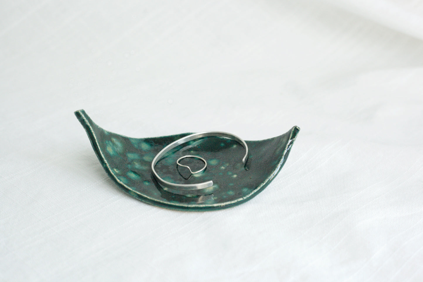 Jungle Leaf Trinket Plate (#1)