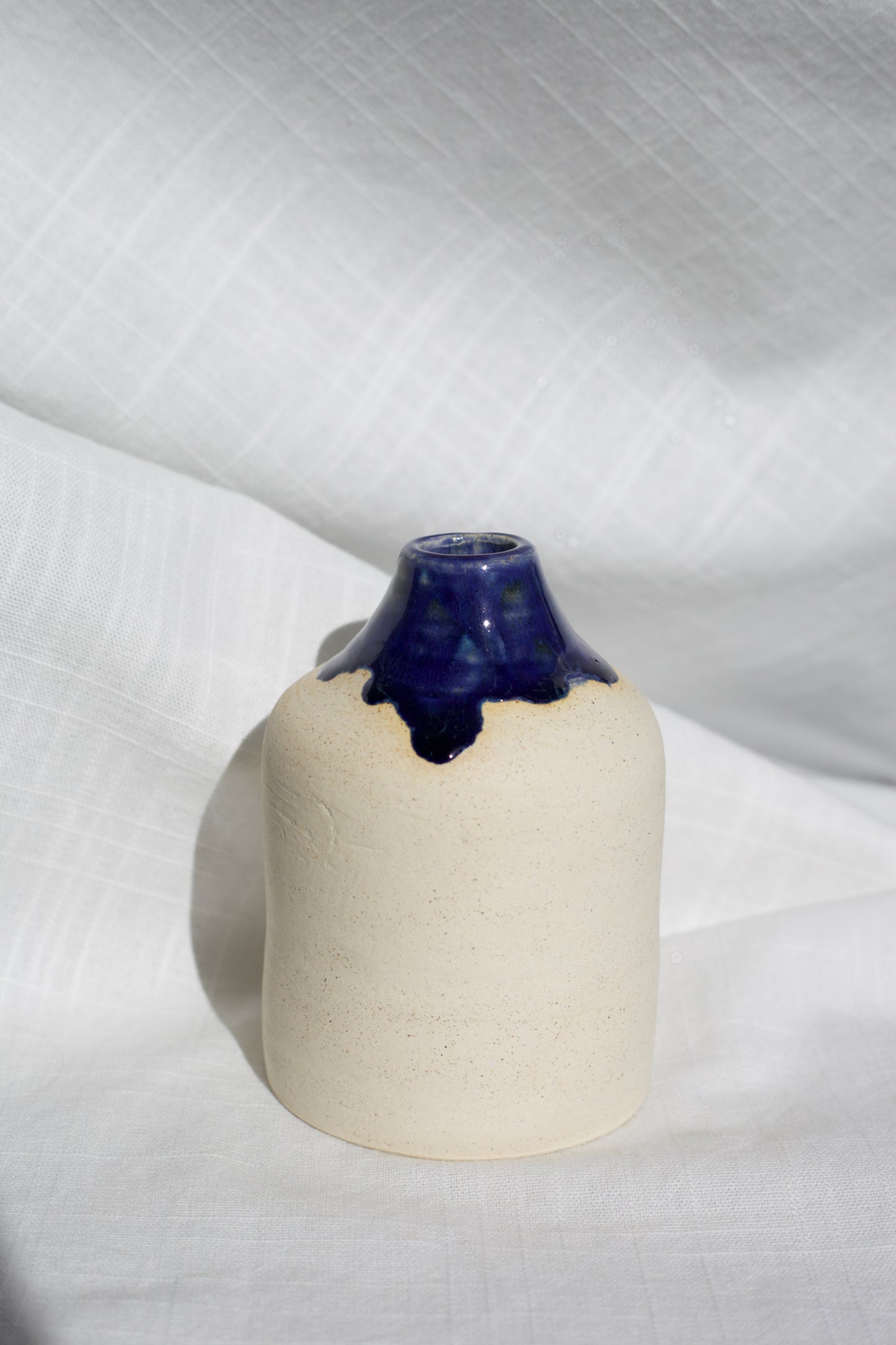 Naked Bottle Vase Ocean Blue