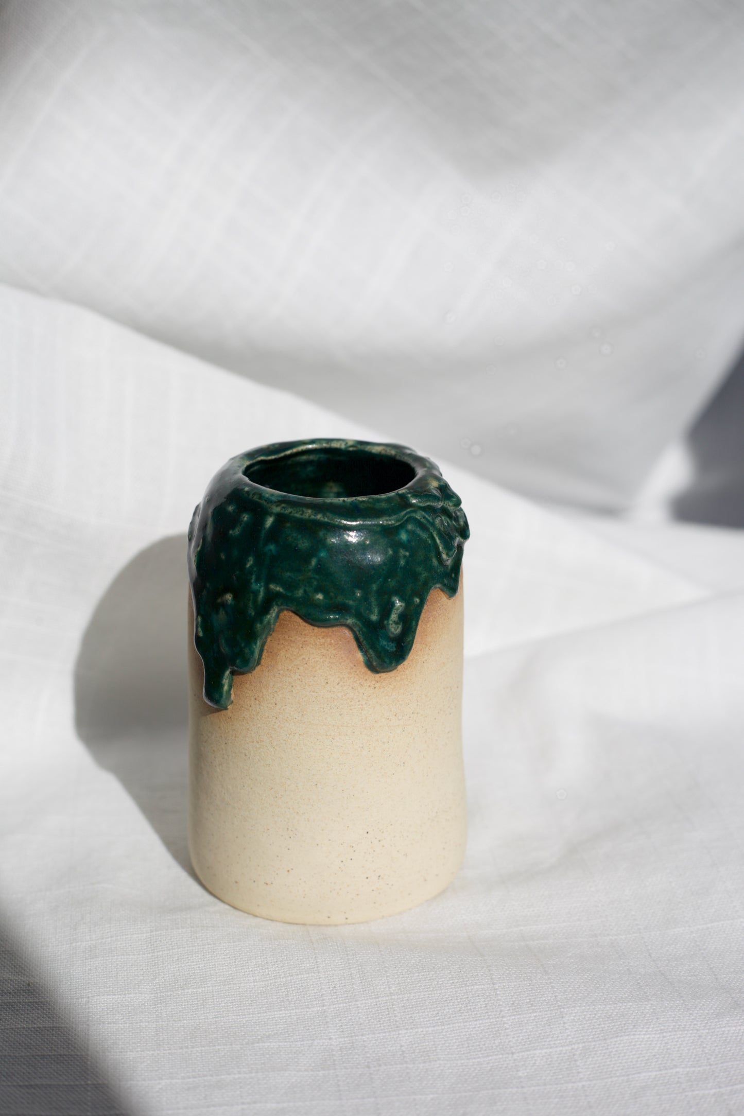 Cylinder Jungle Drip Vase