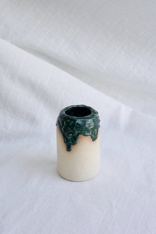 Cylinder Jungle Drip Vase