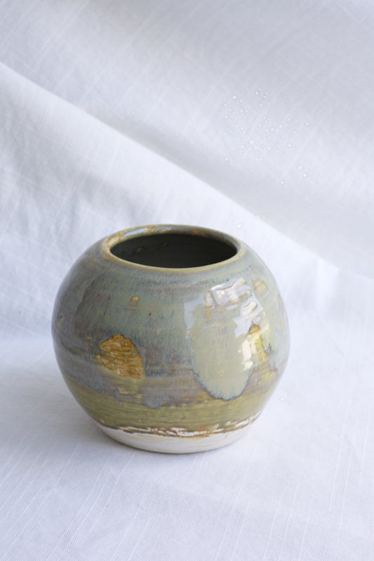 Blue Moss Dome Vase