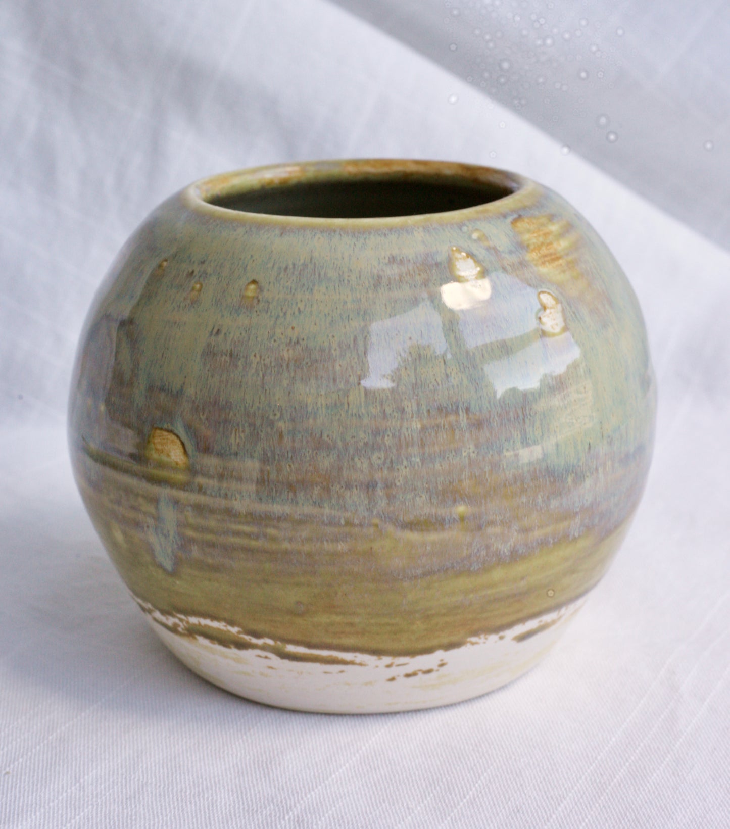 Blue Moss Dome Vase