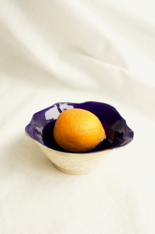 Naked Abstract Cobalt Bowl (Small)