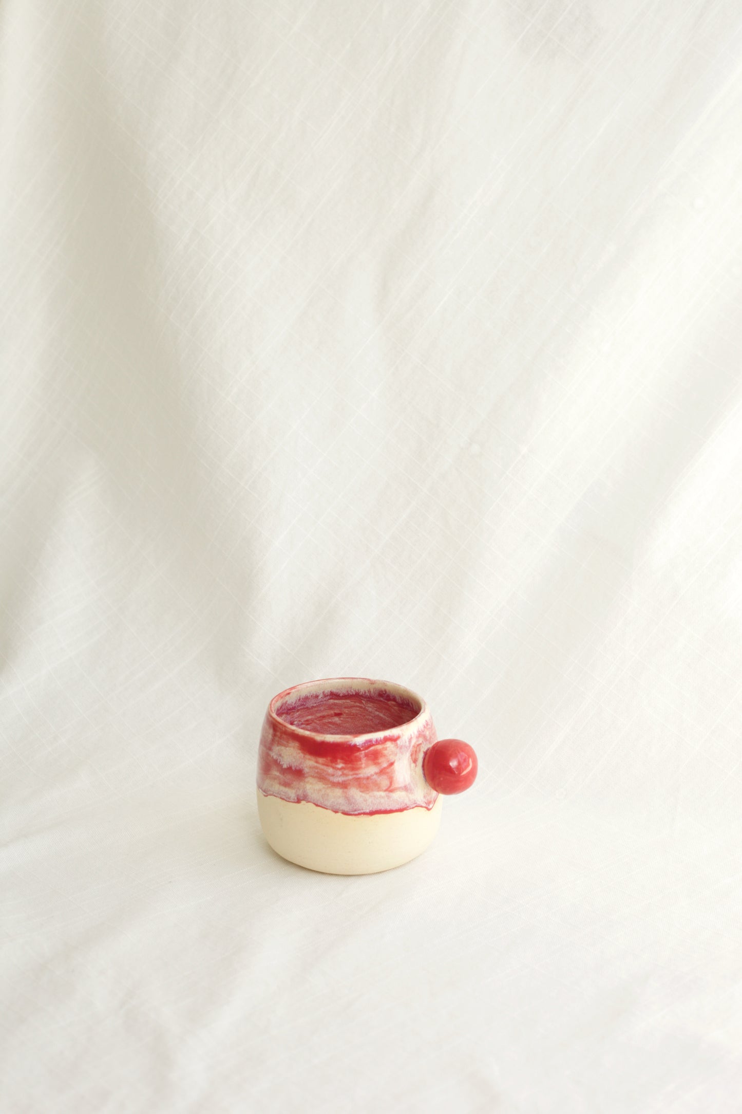 Raspberry Sundae Ball Mug