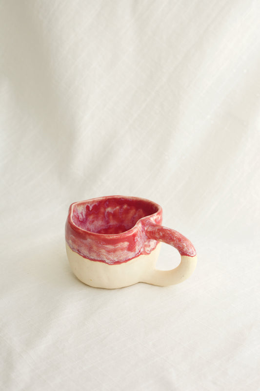 Raspberry Sundae Heart Mug (Small)