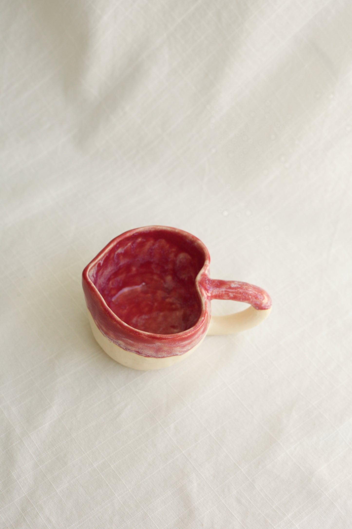 Raspberry Sundae Heart Mug (Small)