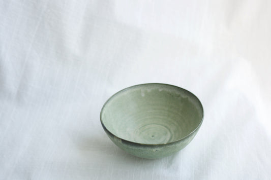 Green Patina Soup Bowl