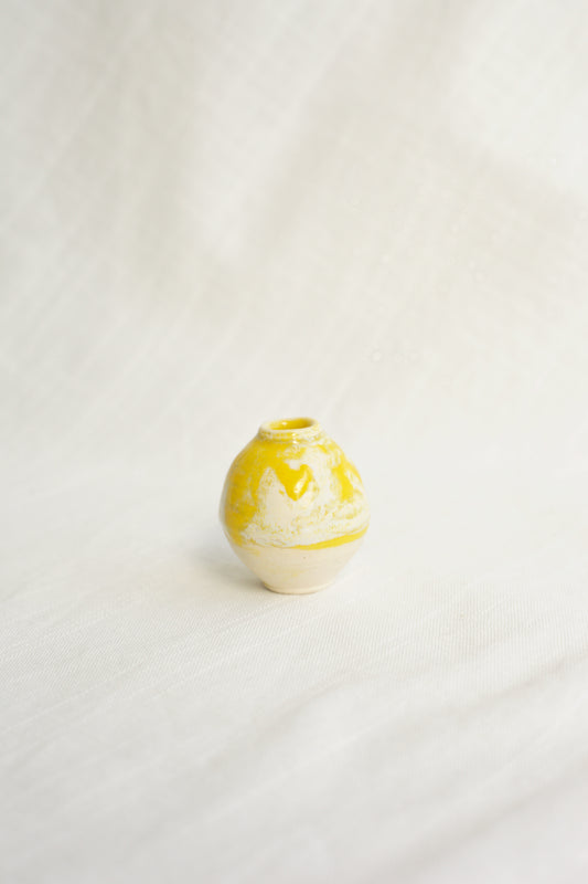 Lemon Melt Mini Vase