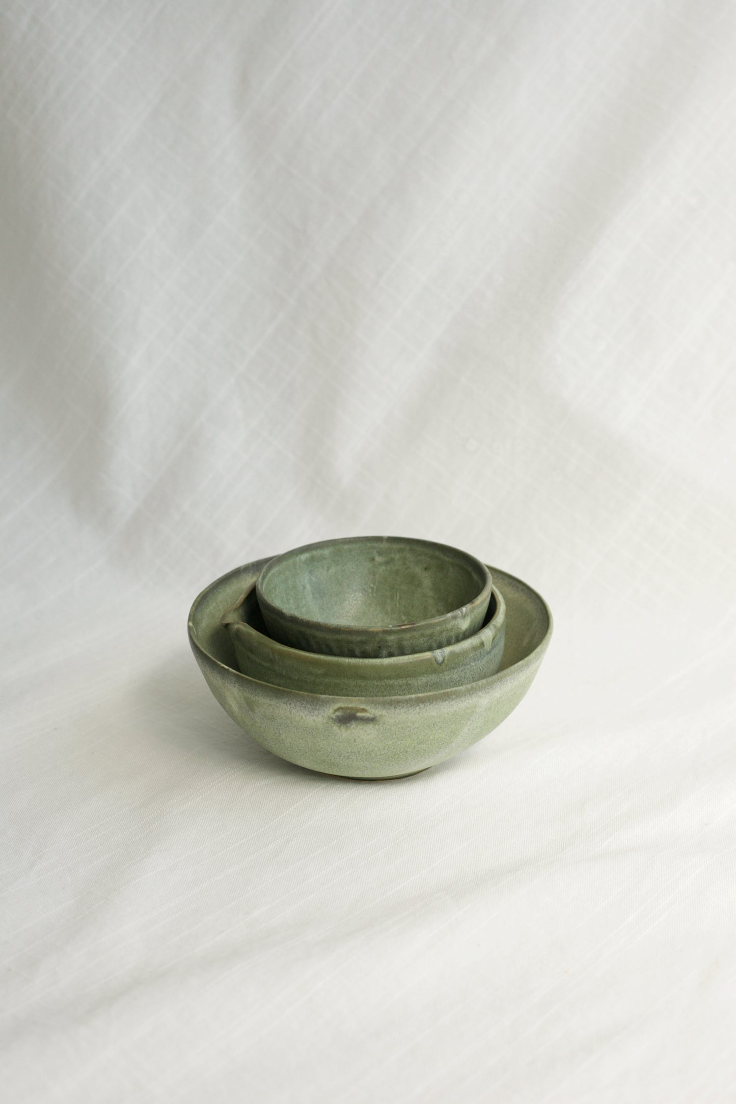 Green Patina Soup Bowl