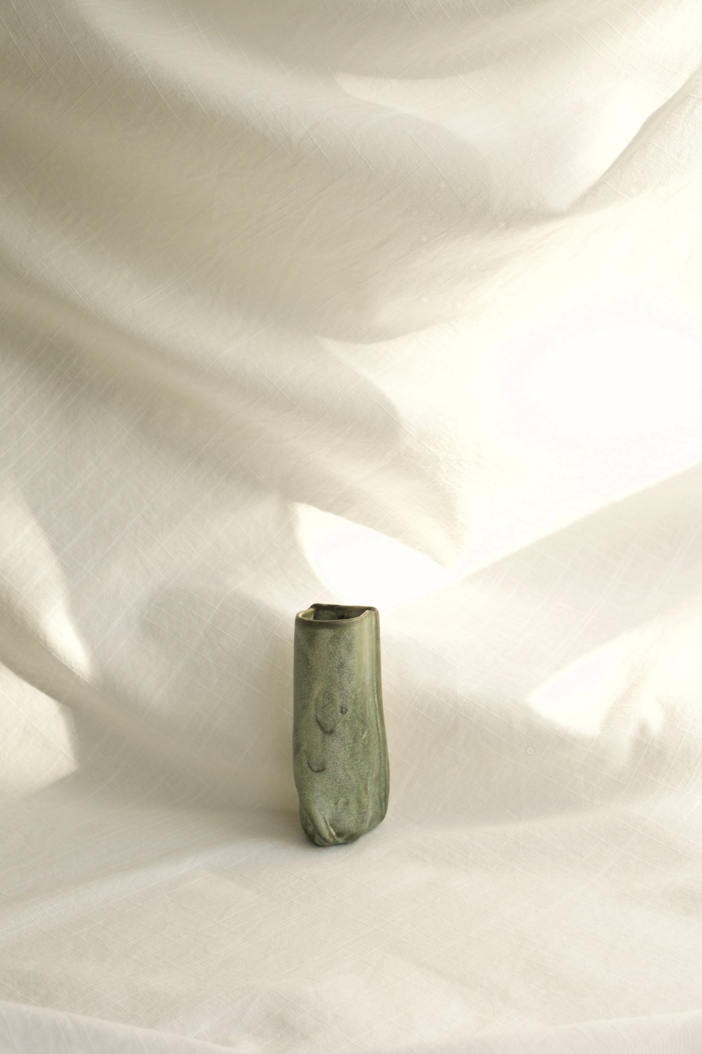 Green Patina Wall Vase