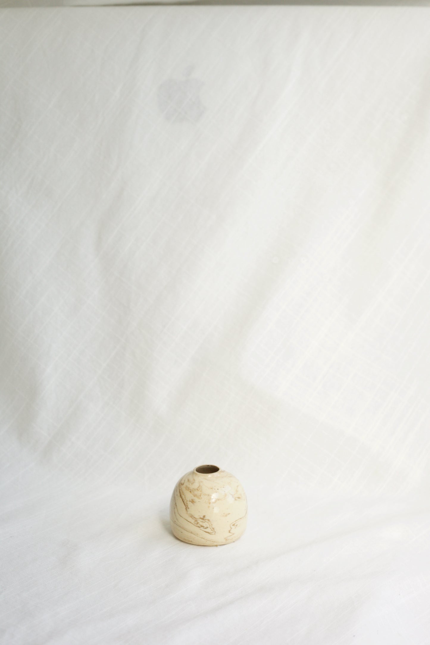 Rounded Marble Bud Vase