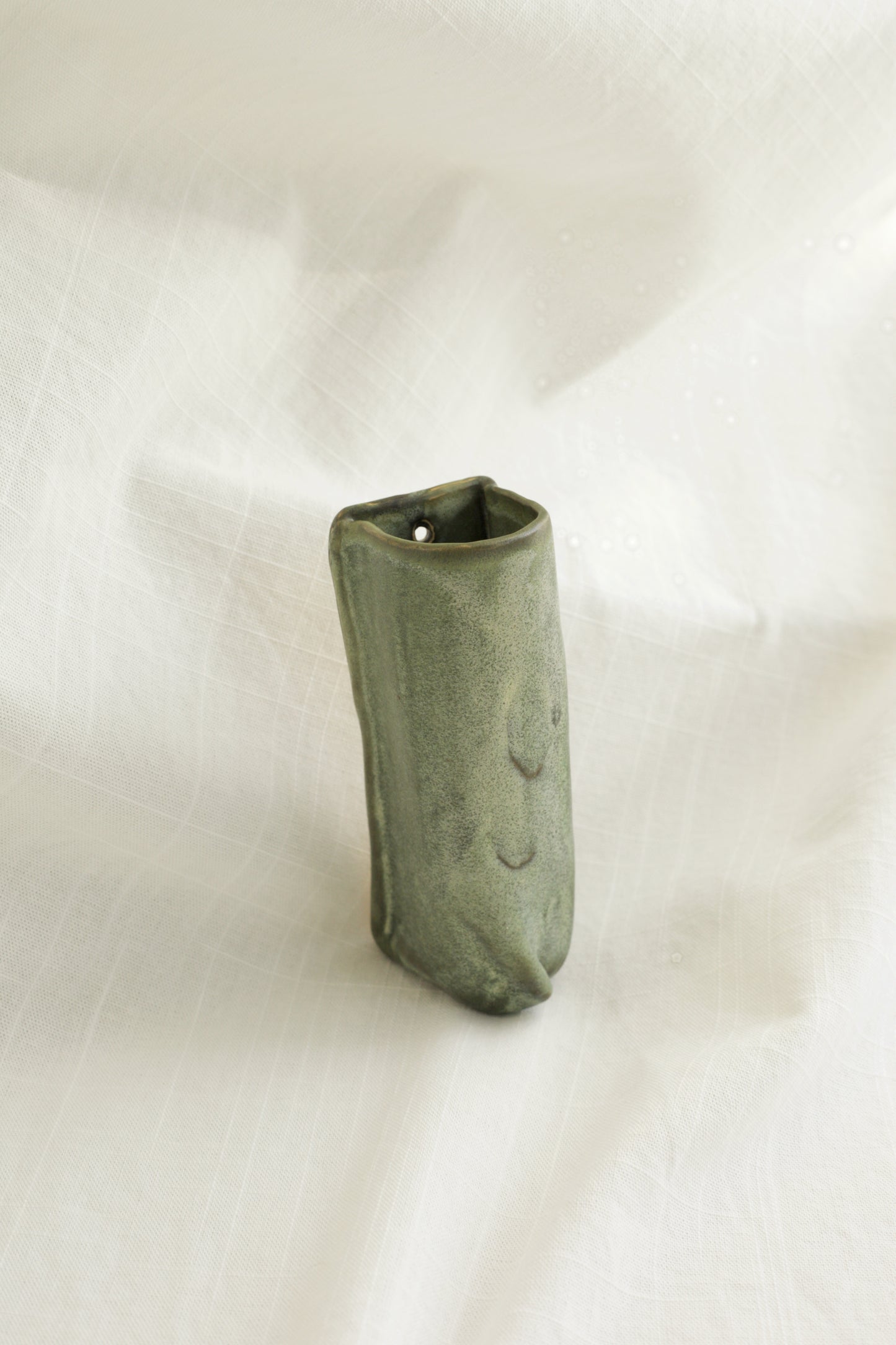 Green Patina Wall Vase