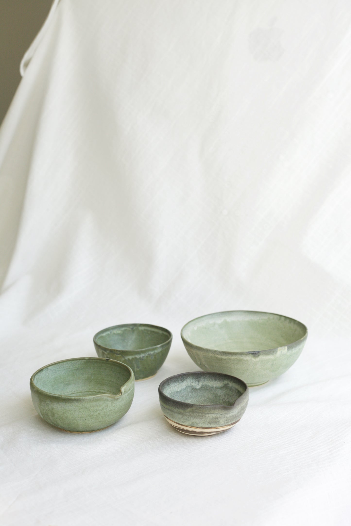 Green Patina Soup Bowl