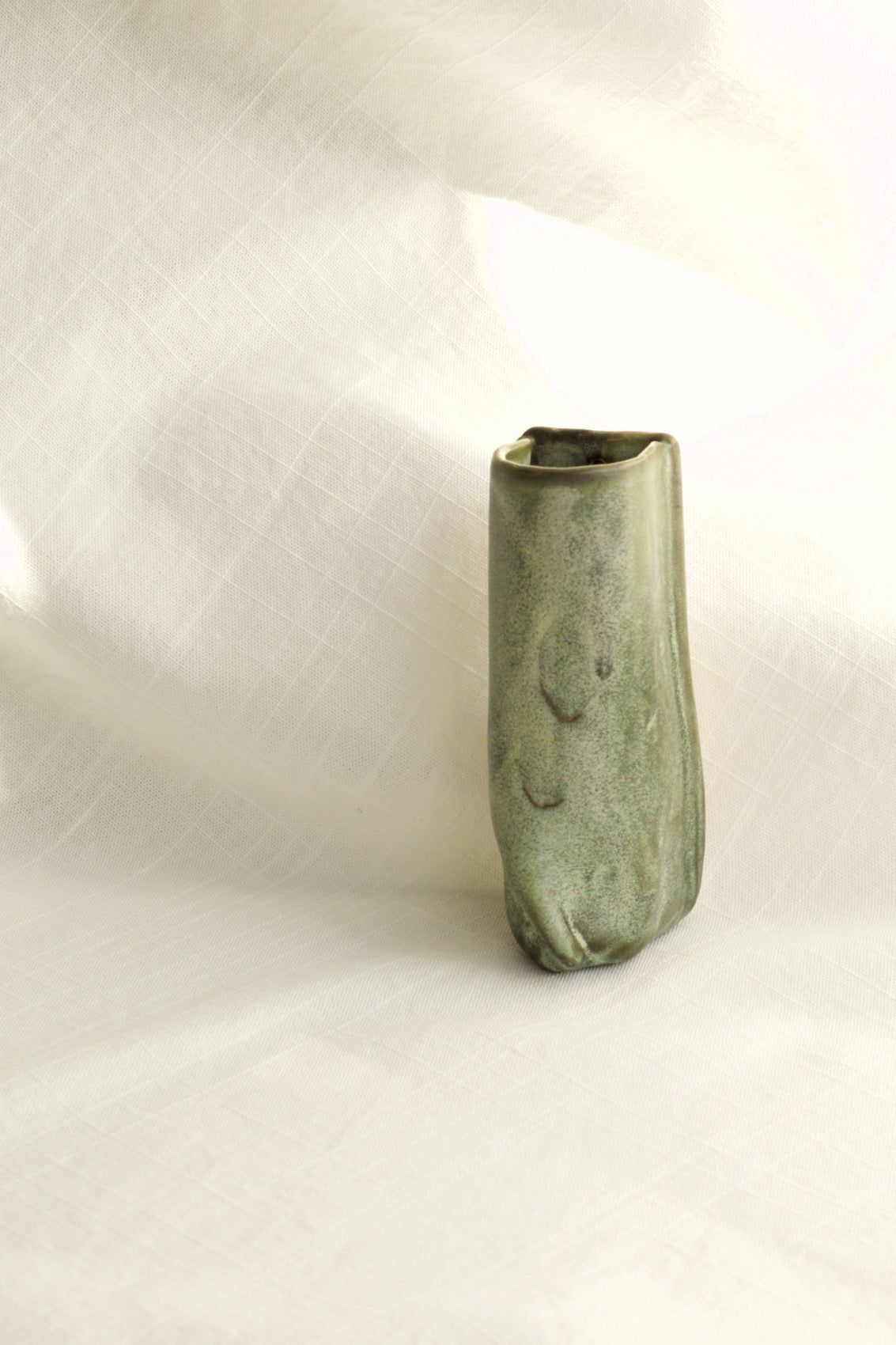 Green Patina Wall Vase