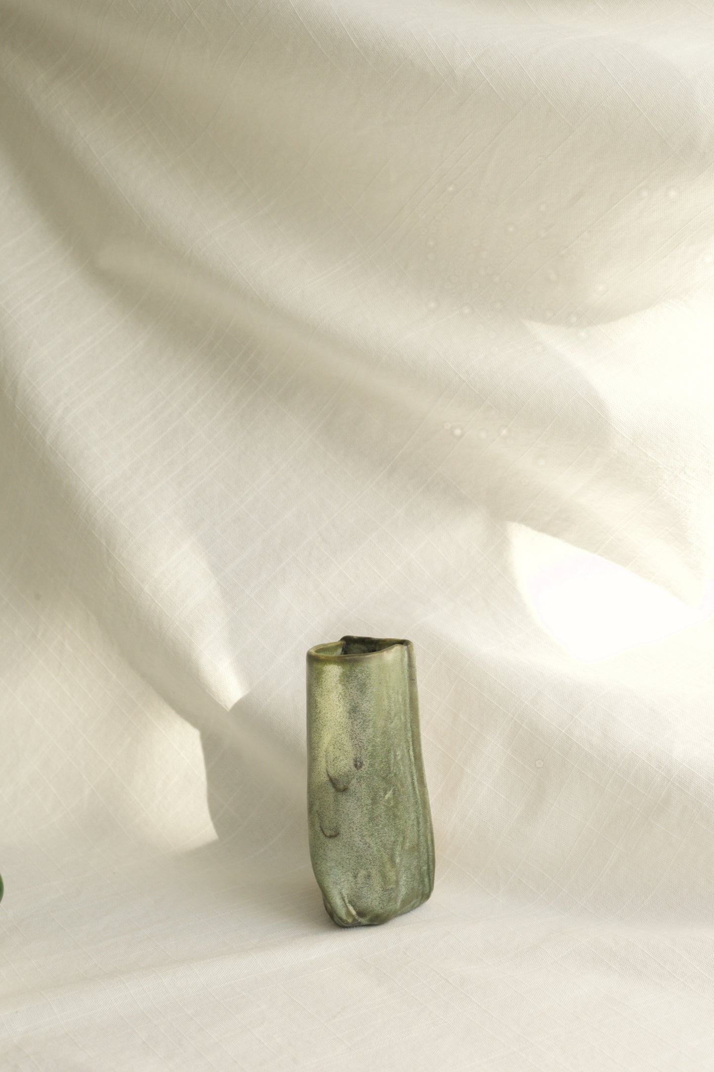 Green Patina Wall Vase