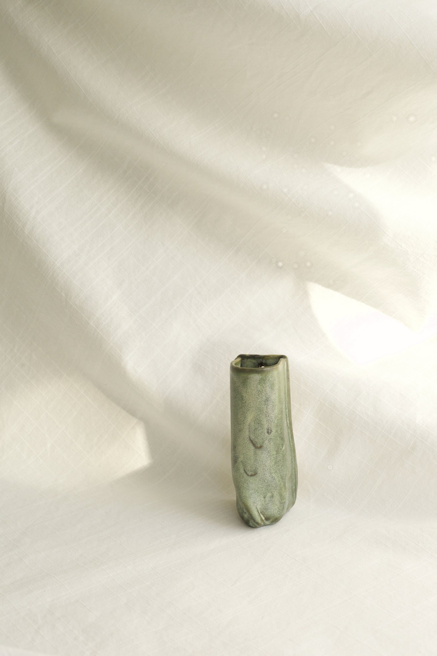 Green Patina Wall Vase