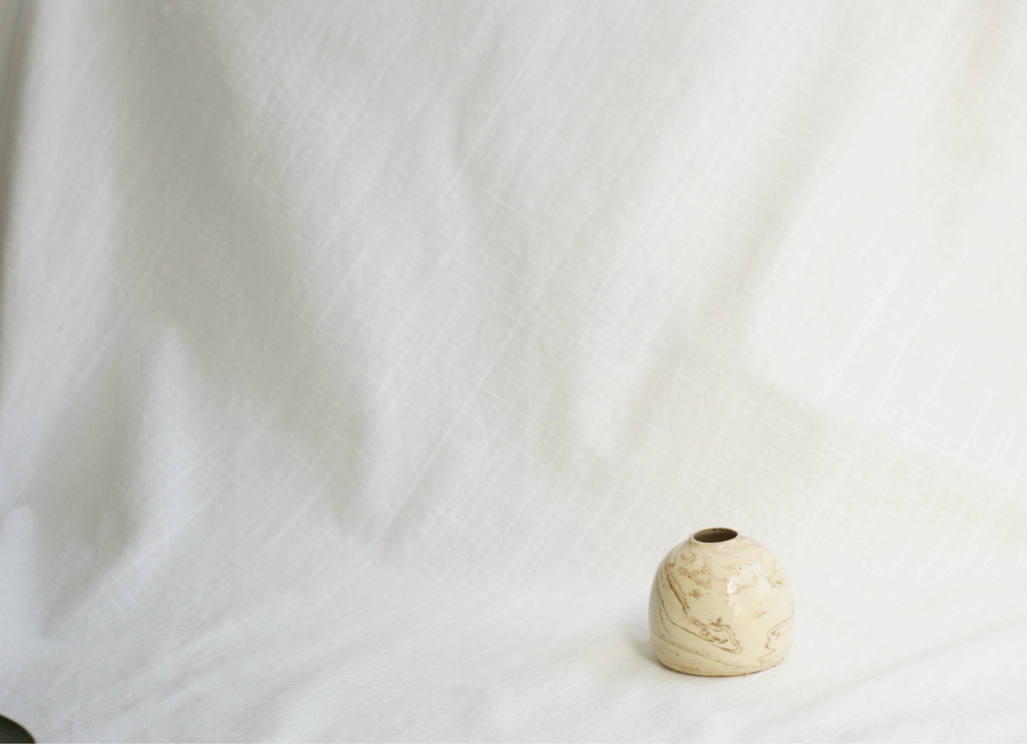 Rounded Marble Bud Vase